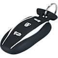 Miniatyrbild 5 av 5: Tesla All-Inclusive Auto Silikonnyckelskydd (Svart Modell 3/S/Y Universal)