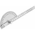 Miniatyrbilde 3 av 5: Halv-gjengede verktøy vinkelmåler i rustfritt stål (0-180°/14cm (solid)) egnet for verktøyrom
