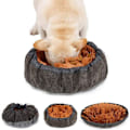 Miniatyrbillede 1 af 5: Solid Hund Gravemat Snuffle Mat Kat Vaskbar Multifunktionel Foldbar Hundebolle Legetøj Hundetræningsmat Hundespil Brun