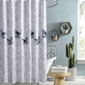 Miniatyrbilde 5 av 5: Dusjforheng, muggfri, vannavvisende, vaskbar polyester antibakteriell dusjforheng badeforheng (sommerfugl, 220 * 200 cm),