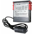 Miniatyrbillede 3 af 5: Digital Display Fugtighed og Temperaturregulator med Indbygget Sensorprobe Relæudgang, 110-220V - 110-220V