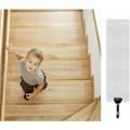 Miniatyrbild 1 av 5: Halkfria Trappstegsremsor Transparenta Halkfria Trappstegsremsor 10cm x 60cm Pack med 15