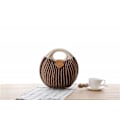 Miniatyrbillede 3 af 5: Sommer Strand Halm Taske Til Kvinder Lille Crossbody Top Håndtag Skulder Håndtaske Mini Håndvævet Rattan Clutch Pung A916-1122 Brown 2