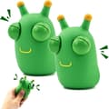 Gröna Bug Toys Ögon som Ploppar Ut Kläm Sensoriska Fidget Leksaker för