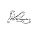 Miniatyrbillede 3 af 3: 20 stk. Mini D-type Spænde Nøglering Hurtig Krog Karabiner
