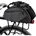 Miniatyrbillede 1 af 5: Cykel Bagagebærer Taske 18l Cykelbærer Sædetaske Multifunktionel Vandafvisende Cykelsadletaske Håndtaske Taske Udendørs Cykling Pannier Til Bjergvej Mtb C