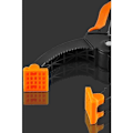 Miniatyrbild 4 av 5: C-klämma stark stor snickeri fixering klämma, klämma spärr snickeri F klämma, (spärrklämma mjukt gummgrepp 8 tum