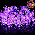 Miniatyrbild 1 av 5: Utomhus String Lights, 50 LED 8 Dekorativa Körsbärsblommor, En Del