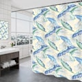 Miniatyrbillede 4 af 5: Daqingye Daqingye trykt bruseforhæng (130g) 120W*180H,