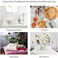 Miniatyrbillede 4 af 5: Piao smykkeskrin arrangør til kvinder pige kone ideel gave, dobbelt smykkeskrin display øreringe armbånd ring halskæde