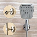 Miniatyrbillede 3 af 5: Brusehovedholder 360 graders rotation justerbar