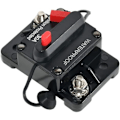 Miniatyrbillede 2 af 5: Kredsløbsafbryder Vandtæt Bilsystem Inline Kredsløbsafbryder Manuel Nulstilling Sikringsholder DC 12V-48V
