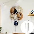 Miniatyrbillede 3 af 5: Væggobehæng Elegant Boho Stil Ekstravagant Hængende Væggobehæng Hattehylde Vægdekoration Hjemmeartikler