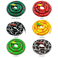 Miniatyrbillede 4 af 5: Kreativt tricky højt legetøj 30in slange blød lim skræmmende hel person gummi dyr falsk slange legetøj S Black