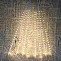 Miniatyrbillede 3 af 5: LED-regnbruser snefald juletræ lys B