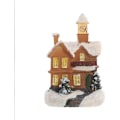 Miniatyrbillede 1 af 3: Julelysende lille hus LED varmt lys hjem vindue dekoration europæisk iglo julepynt