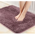 Pikkukuva 1 / 5: Paksu lattiamatot, kodin imukykyiset matot kylpyhuoneisiin, liukumattomat matot (Ruskea-violetti paksuus 3cm, 60cm×90cm)