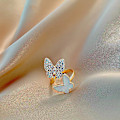 Miniatyrbild 1 av 5: Ring med pärla, justerbar, modeaccessoar för flickor Ac3886 A58