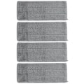Miniatyrbilde 4 av 5: Foldbar Flat Mop 360° Rotasjon med 4 Mikrofibermopper + LAVENTE-bøtte