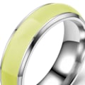 Miniatyrbillede 3 af 4: Enkel Unisex Lysende Ring i Solid Farve - Mode Smykketilbehør Green US 9