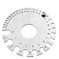 Miniatyrbillede 2 af 5: Rustfrit Stål Tråd Diameter Måler Model Svejs Inspektion Lineal Tykkelse Lineal Tråd Tråd Svejsning Måler
