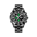 Miniatyrbillede 2 af 5: Mænds Mode Sports Quartz Dobbelt Display Digital Vandafvisende Ur 1838