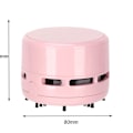 Miniatyrbillede 4 af 4: Bærbar Mini Støvsuger Mini Kreativ Skrivebordsstøvsuger Intelligent Fejende Robot (Blå Grøn)