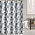 Miniatyrbillede 1 af 5: Bruseforhæng, skimmelresistent, vandafvisende, vaskbart polyester antibakterielt bruseforhæng badeforhæng med 12 bruseforhængsringe (mosaik, 220*