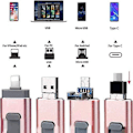 Miniatyrbild 2 av 4: Hög hastighet mobil flash-enhet, reklam datorsystem fordonsmonterad USB-flash-enhet (silvergrå, USB2.0 16G)