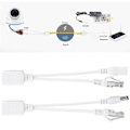 Miniatyrbillede 4 af 5: 2 stk. Passiv Poe Injektor og Splitter Kit DC Strømadapter Stik