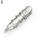 Miniatyrbilde 2 av 4: Gothic Punk Knuckle Ring med Full Finger Claw for Menn og Kvinner - Statement Smykke Gold