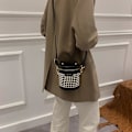 Miniatyrbillede 4 af 5: Crossbody Mobiltelefonpung - Kvinders PU Læder Håndtaske Med Justerbar Rem A916-957 B