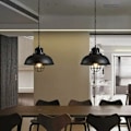 Miniatyrbillede 4 af 5: Industriel Pendellampe, Ø33CM Industriel Lysekrone Loftlampe Metal Skærm Dekoration Belysning E27 til Stue K