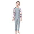 Miniatyrbild 1 av 4: 3-pack Muslimsk Badkläder för Flickor - Burkini, Islamisk Baddräkt, Strandkläder Grey 9-10 Years