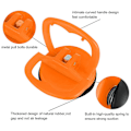 Miniatyrbillede 4 af 5: Heavy Duty sugekopper 2 stk. skærmsugekop telefon computerskærm reparationsværktøjer kompatibel til Ipad, Imac, Macbook, tablet, bærbar computer, Iphone, Samsun Orange