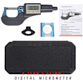 Miniatyrbilde 3 av 5: Elektronisk mikrometer Mikrometer Veggtykkelsesmikrometer Digitalt mikrometer 0-25mm 0.001MM