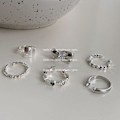 Pikkukuva 2 / 5: Sormus Metalli Element Butterfly Stud Tyttöjen Muoti Korut Ac1998