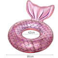 Miniatyrbild 1 av 4: Sjöjungfru Pool Float, Uppblåsbar Sjöjungfru Simring Flytande Säng Float Pool, Sjöjungfru Svans Rör Glittrar Vattenfest Sommar Strand Pool Float För A Crystal Pink