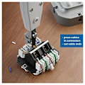 Miniatyrbild 5 av 5: Nätverkverktyg Verktyg för nätverk Patchpanel Patchpanel Nätverkskablage Enkel Grå