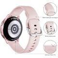 Miniatyrbillede 4 af 5: Rem til Samsung Galaxy Watch Active / Active2 40mm / 44mm, 20mm bløde silikone-erstatningsremme