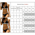 Miniatyrbild 4 av 4: Padded Push Up Bikini Set för Kvinnor - Baddräkt för Strand & Simning Colourful M