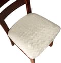 Stolebetræk til spisestuestole, stolebetræk til køkkenstole (Beige, 2 stk.)