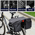 Pikkukuva 3 / 5: Pyörälaukku Kaksipuolinen Pannier-teline Pyörän Takapannier Nylon 25l Pyöräilyyn Mtb:lle Vedenpitävällä Suojalla Matkustukseen Urheiluun
