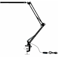 Miniatyrbilde 2 av 3: LED-skrivebordslampe med klemme 3-farget arkitektlampe med svingarm skrivebord