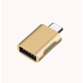 Pikkukuva 1 / 5: Tyyppi C - USB3.0 naarasadapteri, USB2.0 - USB-C matkapuhelinadapteri, adapteri ((sinkkiseos) C uros - USB3.0 naaras (kulta))