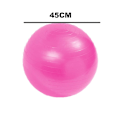 Miniatyrbillede 2 af 5: Stabilitetsbold, Yogabold, Fysisk Kernetræning, Balance Pink 45Cm