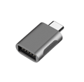 Miniatyrbillede 1 af 2: Type-C til USB3.0 Hunadapter, USB2.0 til USB-C Mobiltelefonadapter, Adapter ((Zink Legering) C Han til USB3.0 Hun (Rumgrå))