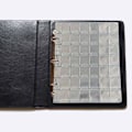 Miniatyrbild 3 av 5: 10 st Myntalbum 42 Rutor Flera Fack Minnesmynt Transparent Långvarig Håll Rent Lösblad 28mm Mynt Sida Hållare För Samlare