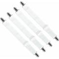 Elastisk Spändskena för Lakans, Justerbar Hållare för Sänglakan, Soffa, Strykbrädeöverdrag (Vit, 4-pack, Ext