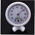 Miniatyrbild 2 av 5: Mini klockformad skaltermometer hygrometer för väggmontering inomhus temperaturmätningsverktyg